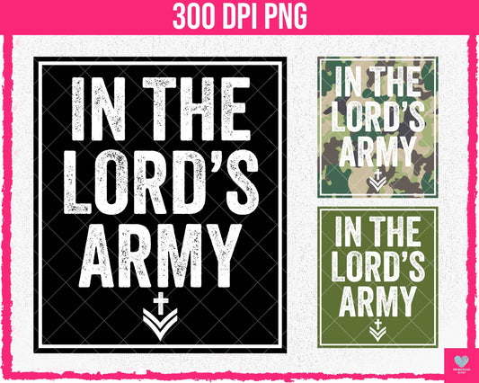 In the Lord's Army (3-pack) - August2024 - PNG - Digital Design