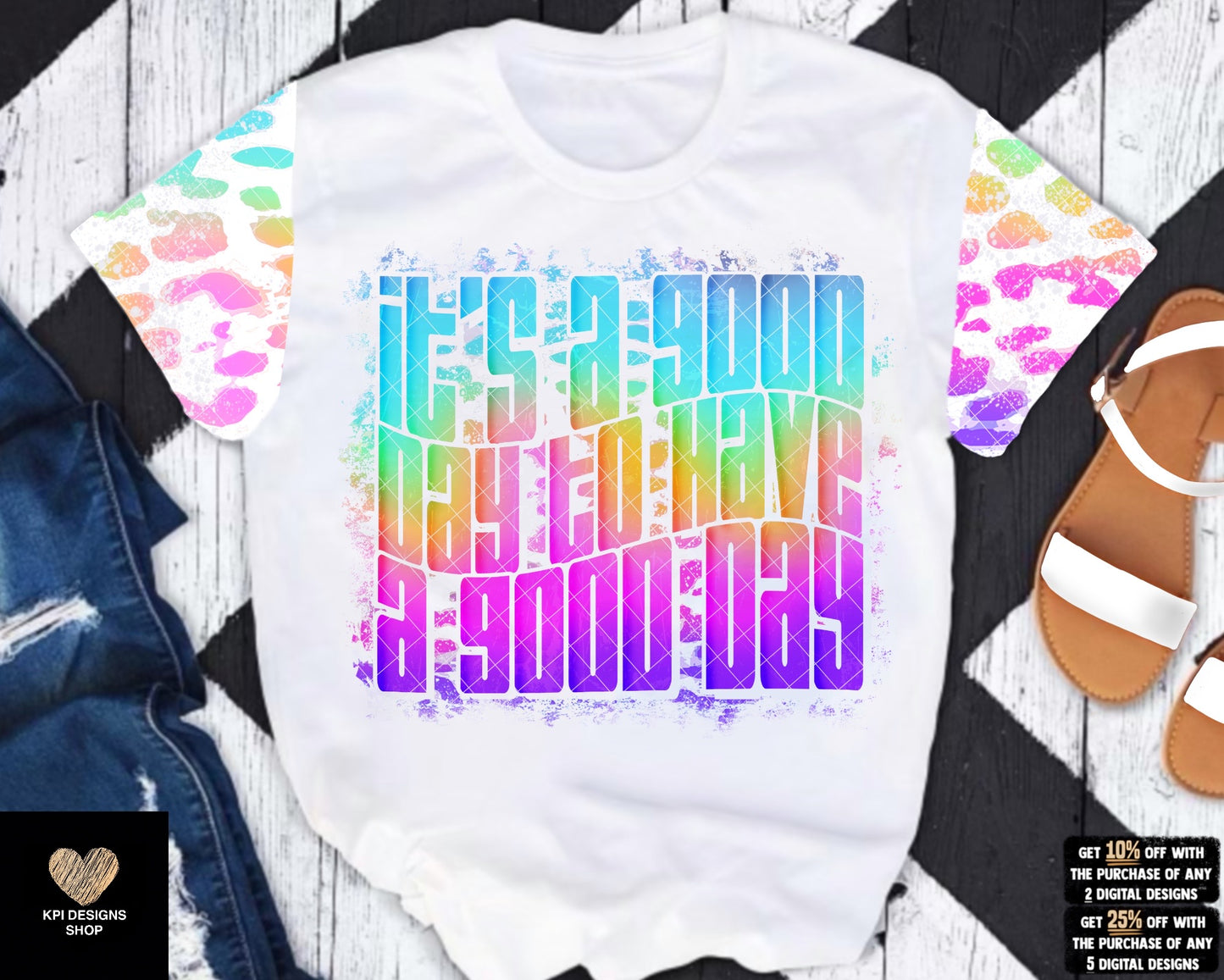 It's a Good Day to Have a Good Day (4-pack) - May2023 - PNG - Digital Design