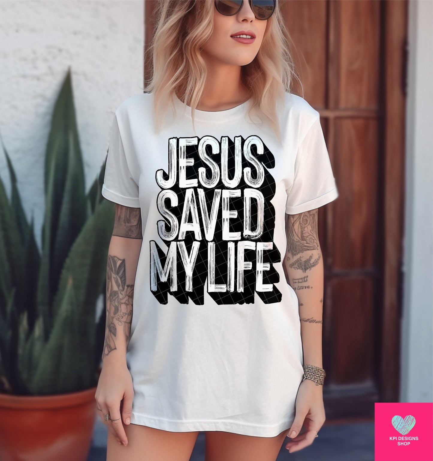 Jesus Saved my Life (5-pack) - June2024 - PNG - Digital Design