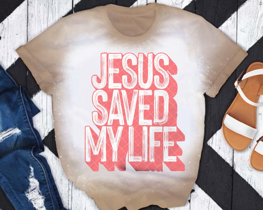 Jesus Saved my Life (5-pack) - June2024 - PNG - Digital Design