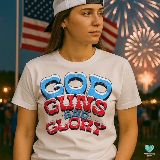 God, Guns, & Glory - May2025 - PNG - Digital Design