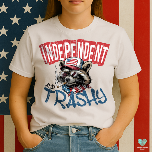 Independent & Trashy (2 files) - May2025 - PNG - Digital Design