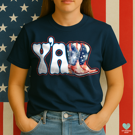 Y'all America - (2 files) - May2025 - PNG - Digital Design
