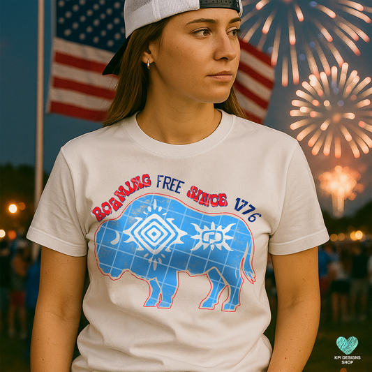 Roaming Free Since 1776 (2 files) - May2025 - PNG - Digital Design