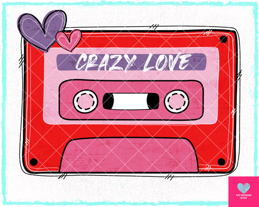 Crazy Love - Jan2024 - PNG - Digital Design