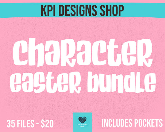 BUNDLE: Characters of Easter (35 files) - Mar2024 - PNG - Digital Design (Personal Use Recommended)