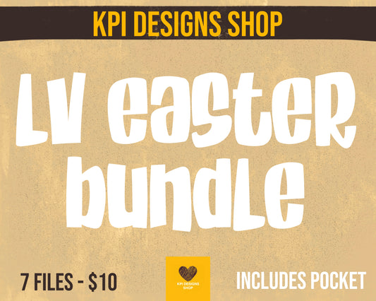 BUNDLE: LV Bunny (Easter) - Mar2024 - PNG - Digital Design (Personal Use Recommended)