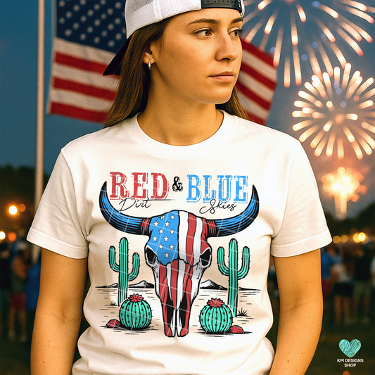 Red Dirt & Blue Skies (2 files) - May2025 - PNG - Digital Design