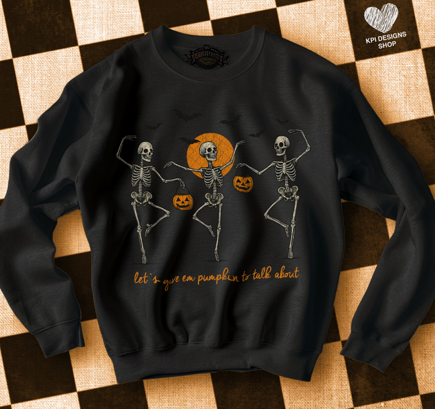 Let's Give Em Something to Talk About (Distressed & Regular) - Sept2025 - PNG - Digital Design