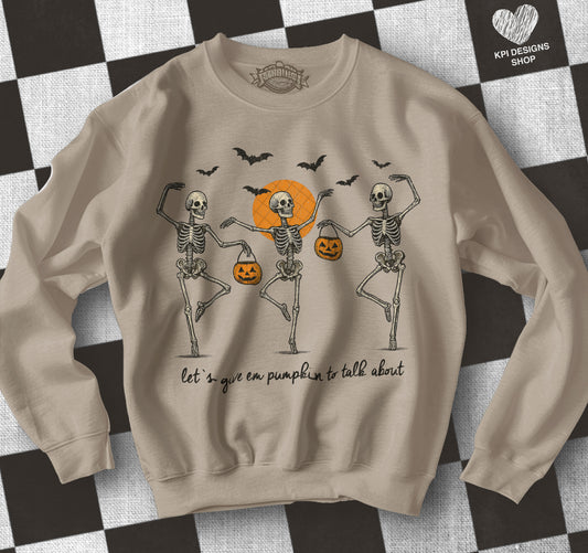 Let's Give Em Something to Talk About (Distressed & Regular) - Sept2025 - PNG - Digital Design