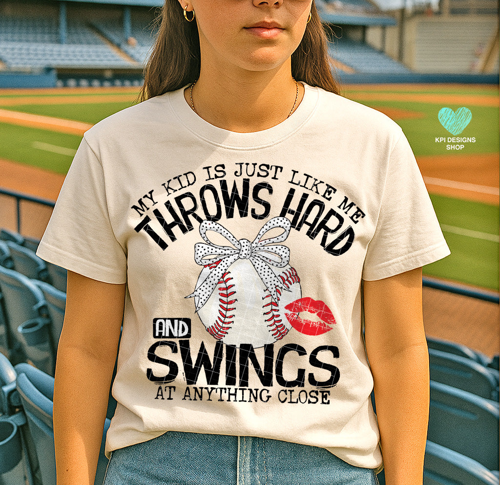 My Kid is Just Like Me Baseball (2-pack) - Apr2025 - PNG - Digital Design