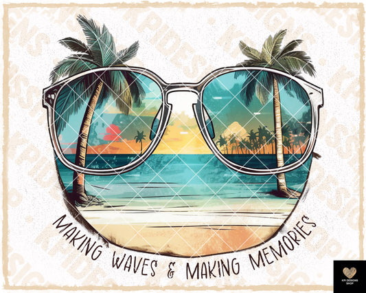Making Waves & Making Memories - June2023 - PNG - Digital Design
