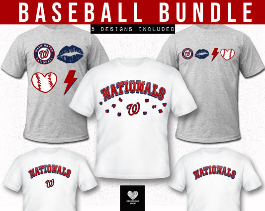 Nationals (5 Design Bundle) - Feb2024 - PNG - Digital Design (Personal Use Recommended)