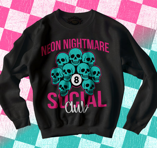 Neon Nightmare Social Club (4-pack) - Aug2025 - PNG - Digital Design