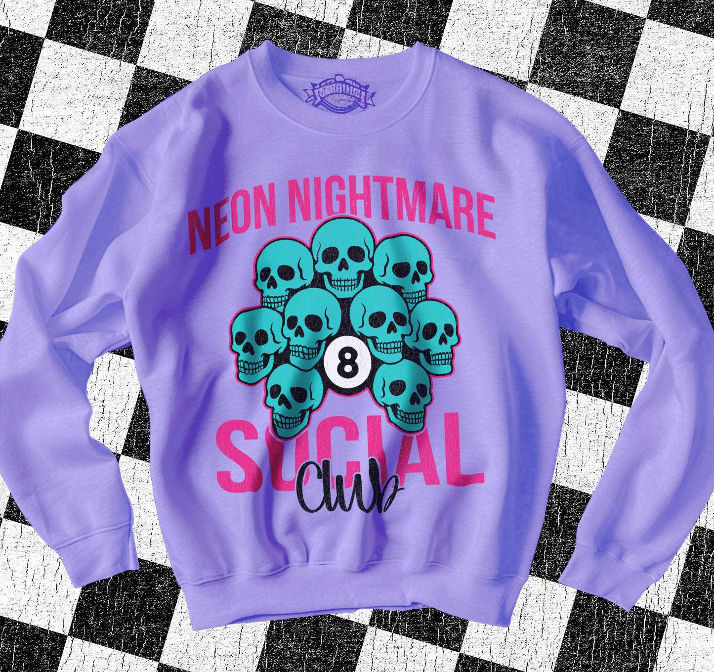 Neon Nightmare Social Club (4-pack) - Aug2025 - PNG - Digital Design