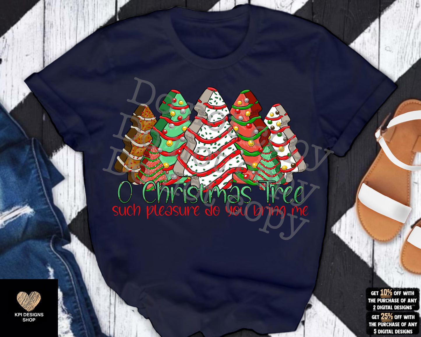 O' Christmas Tree (2-pack) - Sept2023 - PNG - Digital Design