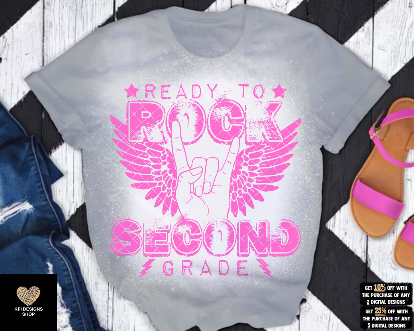 BUNDLE: Ready to Rock School (21-pack)- July2023 - PNG - Digital Design