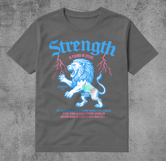 Strength is Found in Jesus (4-pack) - Mar2025 - PNG - Digital Design
