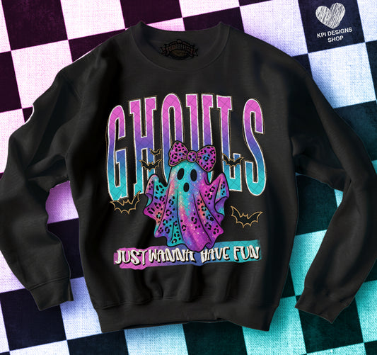 Ghouls Just Wanna Have Fun - Sept2025 - PNG - Digital Design