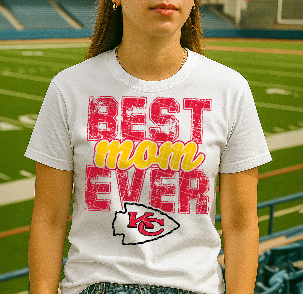 BUNDLE: Best Mom Ever (Football) - 32 Files - May2025 - PNG - Digital Design (Personal Use Recommended)