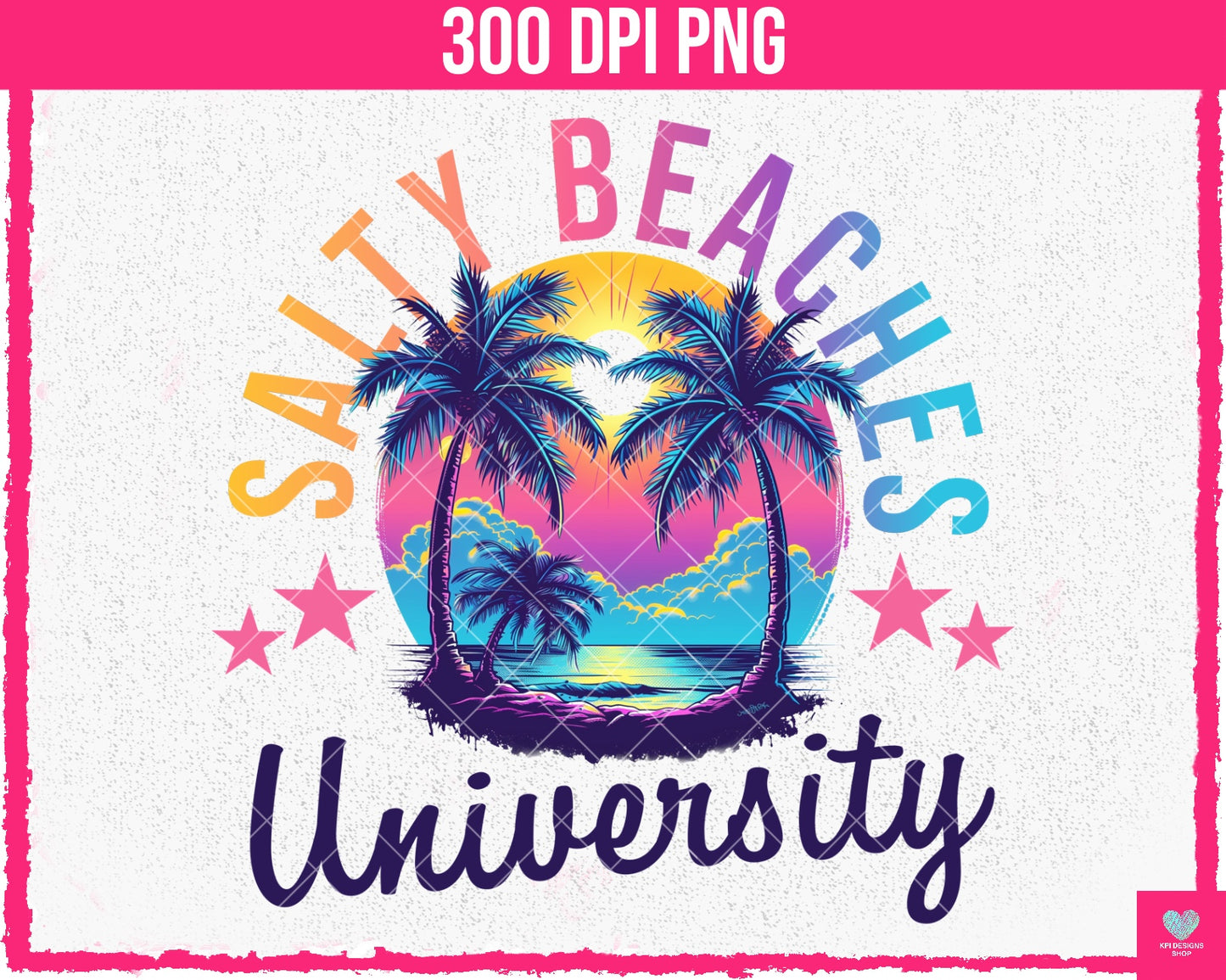 Salty Beaches University - June2024 - PNG - Digital Design