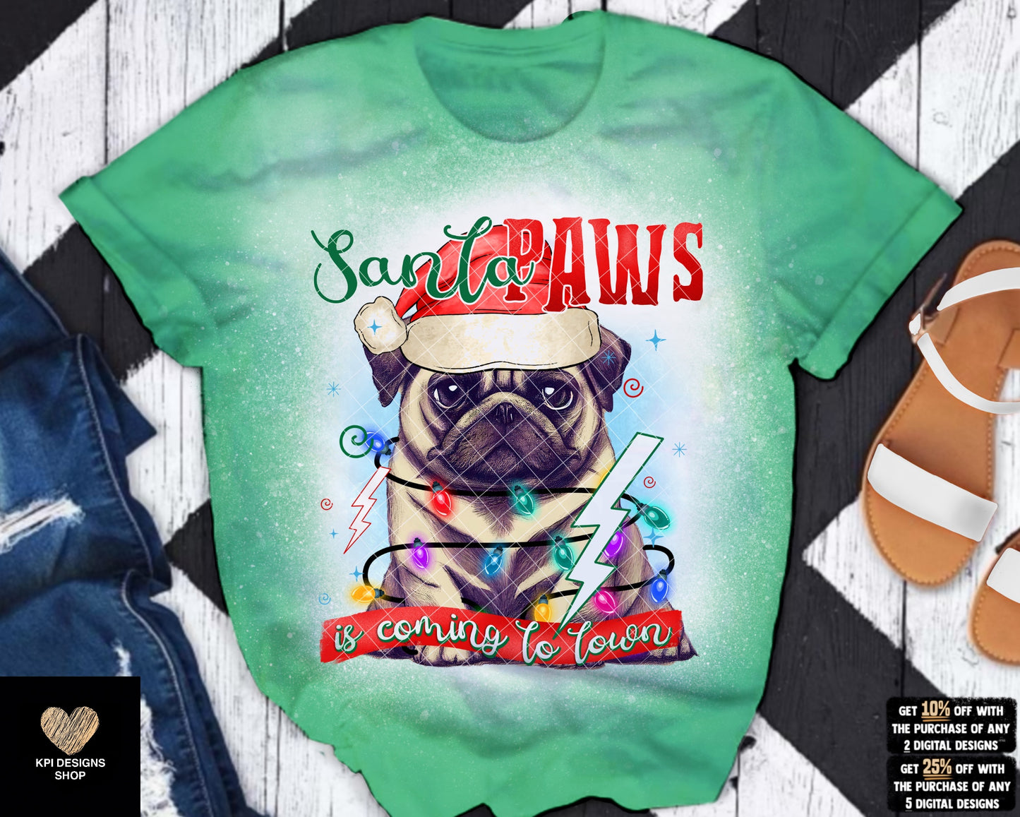 BUNDLE: Santa Paws is Coming to Town (34-pack) - Sept2023 - PNG - Digital Design