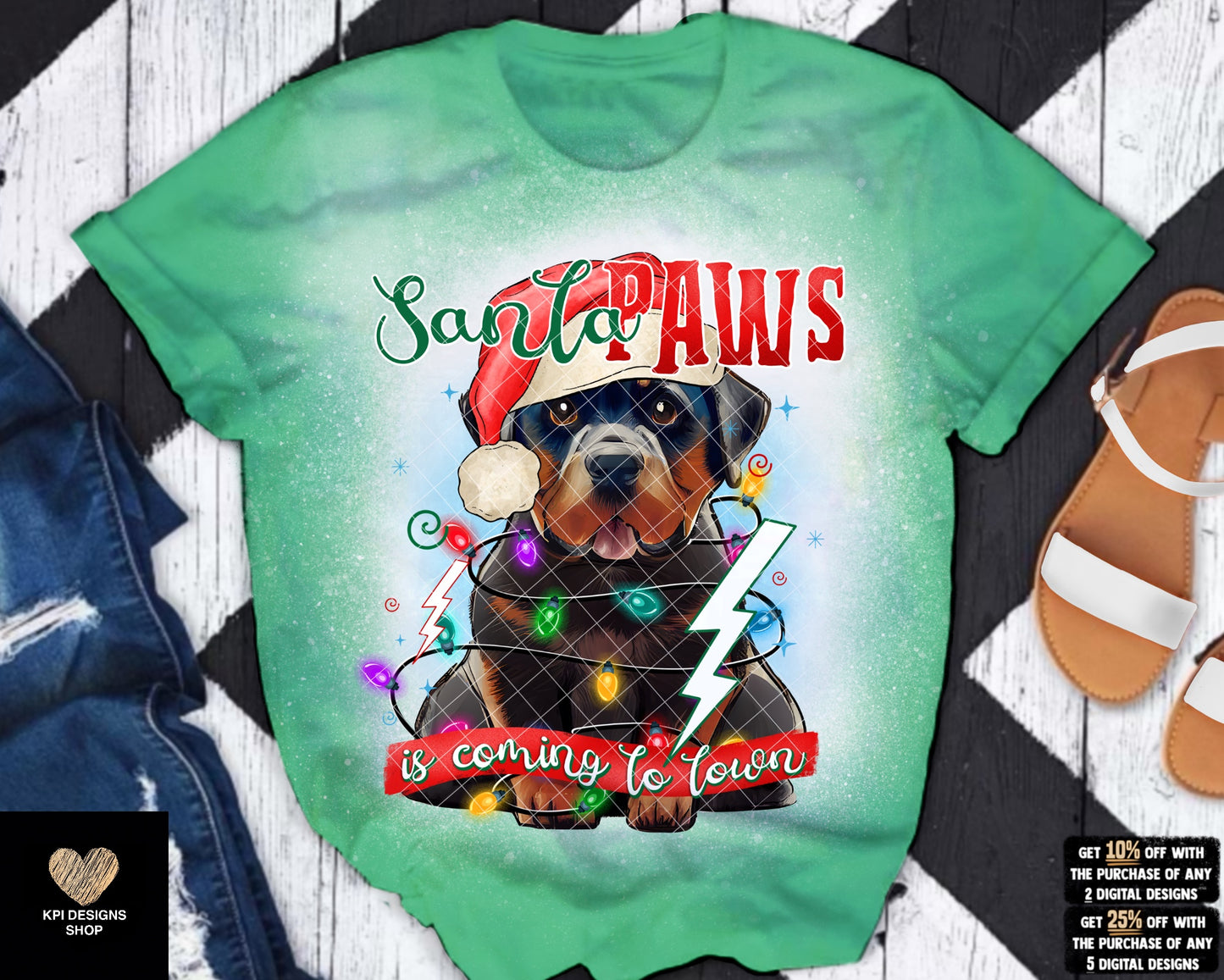 BUNDLE: Santa Paws is Coming to Town (34-pack) - Sept2023 - PNG - Digital Design