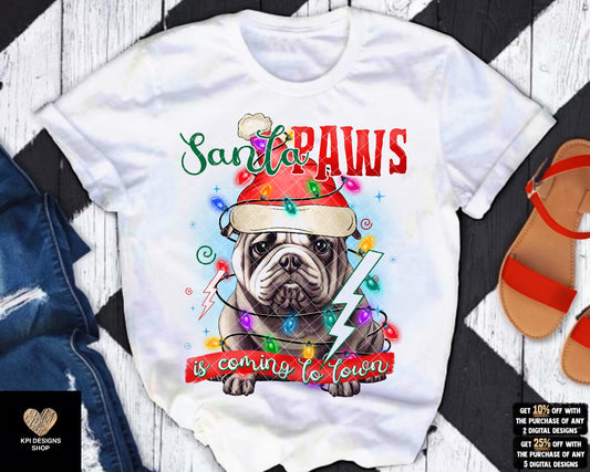 BUNDLE: Santa Paws is Coming to Town (34-pack) - Sept2023 - PNG - Digital Design