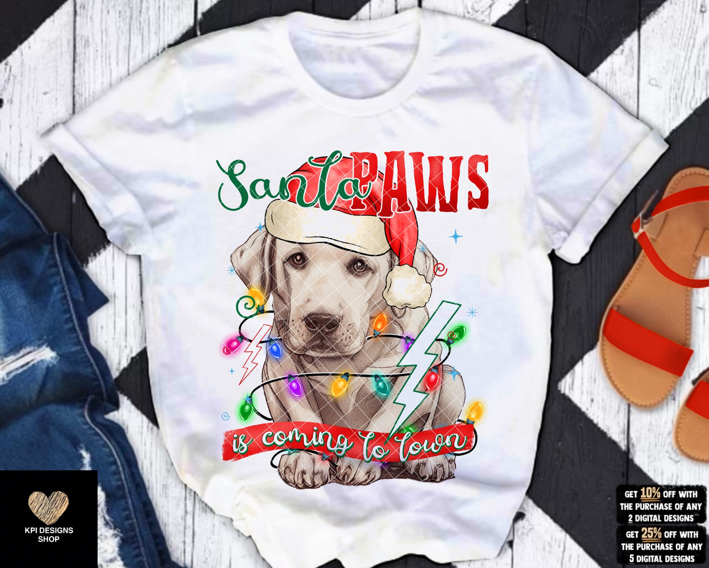 BUNDLE: Santa Paws is Coming to Town (34-pack) - Sept2023 - PNG - Digital Design