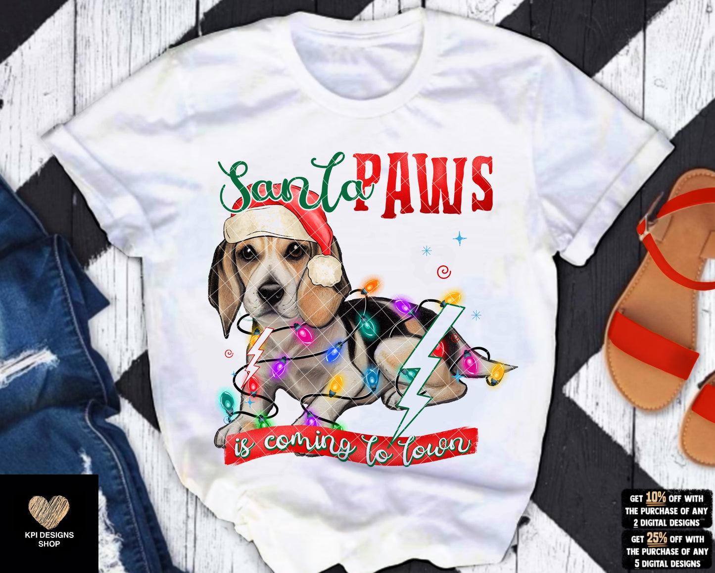 BUNDLE: Santa Paws is Coming to Town (34-pack) - Sept2023 - PNG - Digital Design