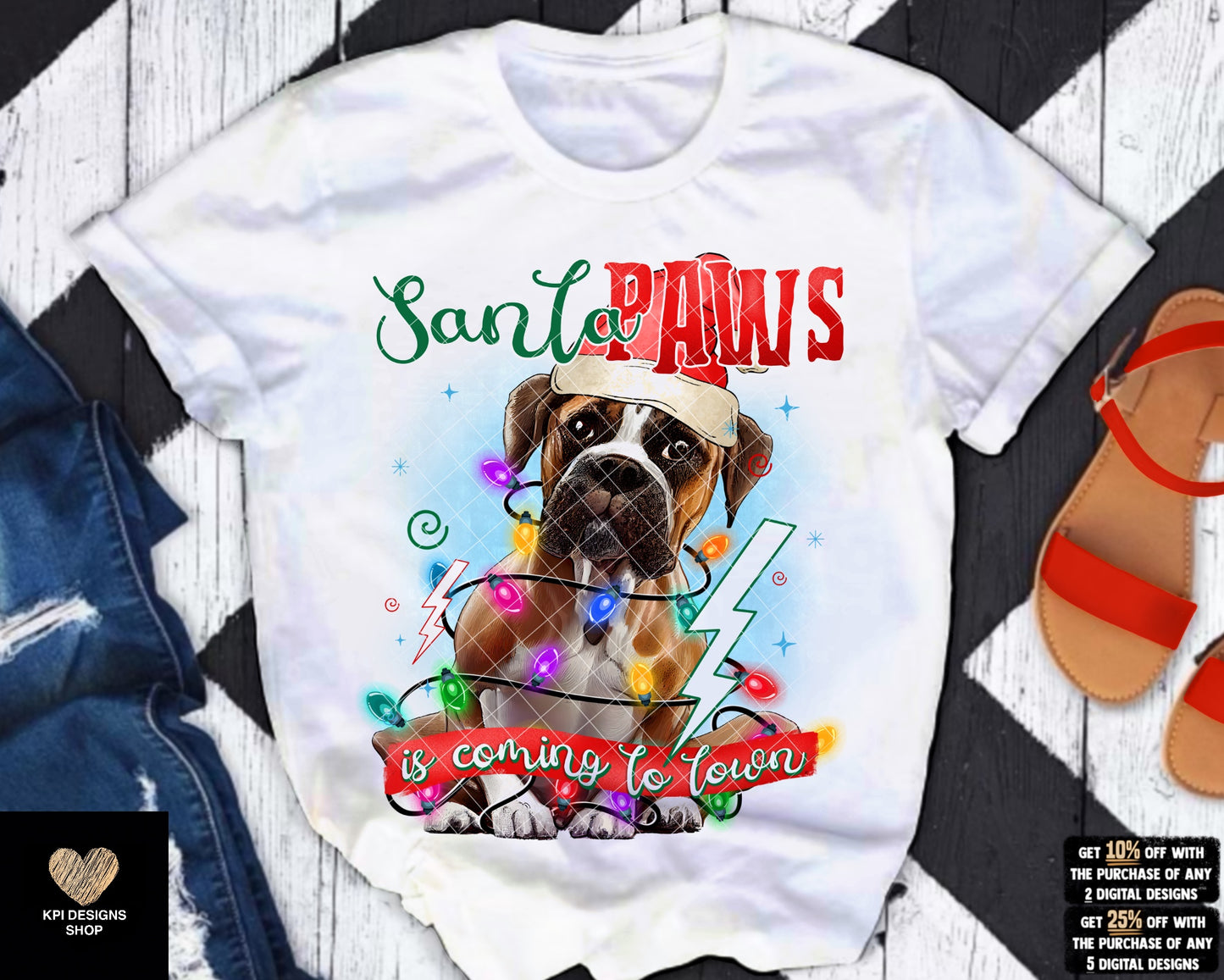 BUNDLE: Santa Paws is Coming to Town (34-pack) - Sept2023 - PNG - Digital Design