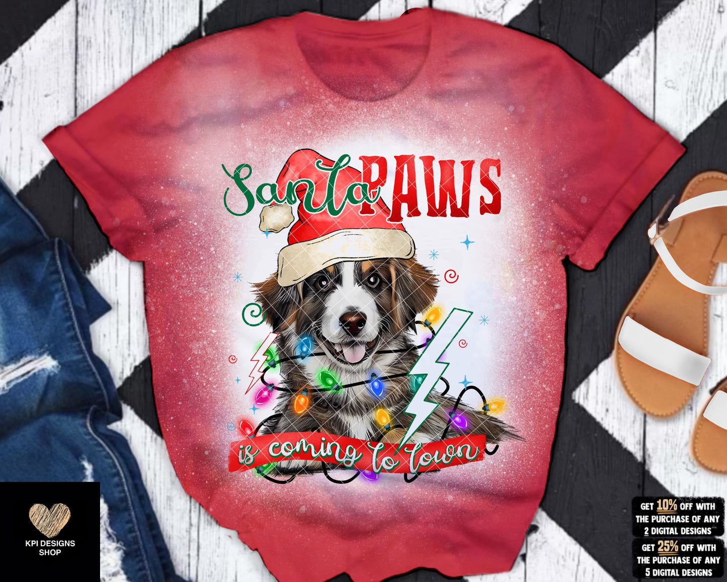 BUNDLE: Santa Paws is Coming to Town (34-pack) - Sept2023 - PNG - Digital Design