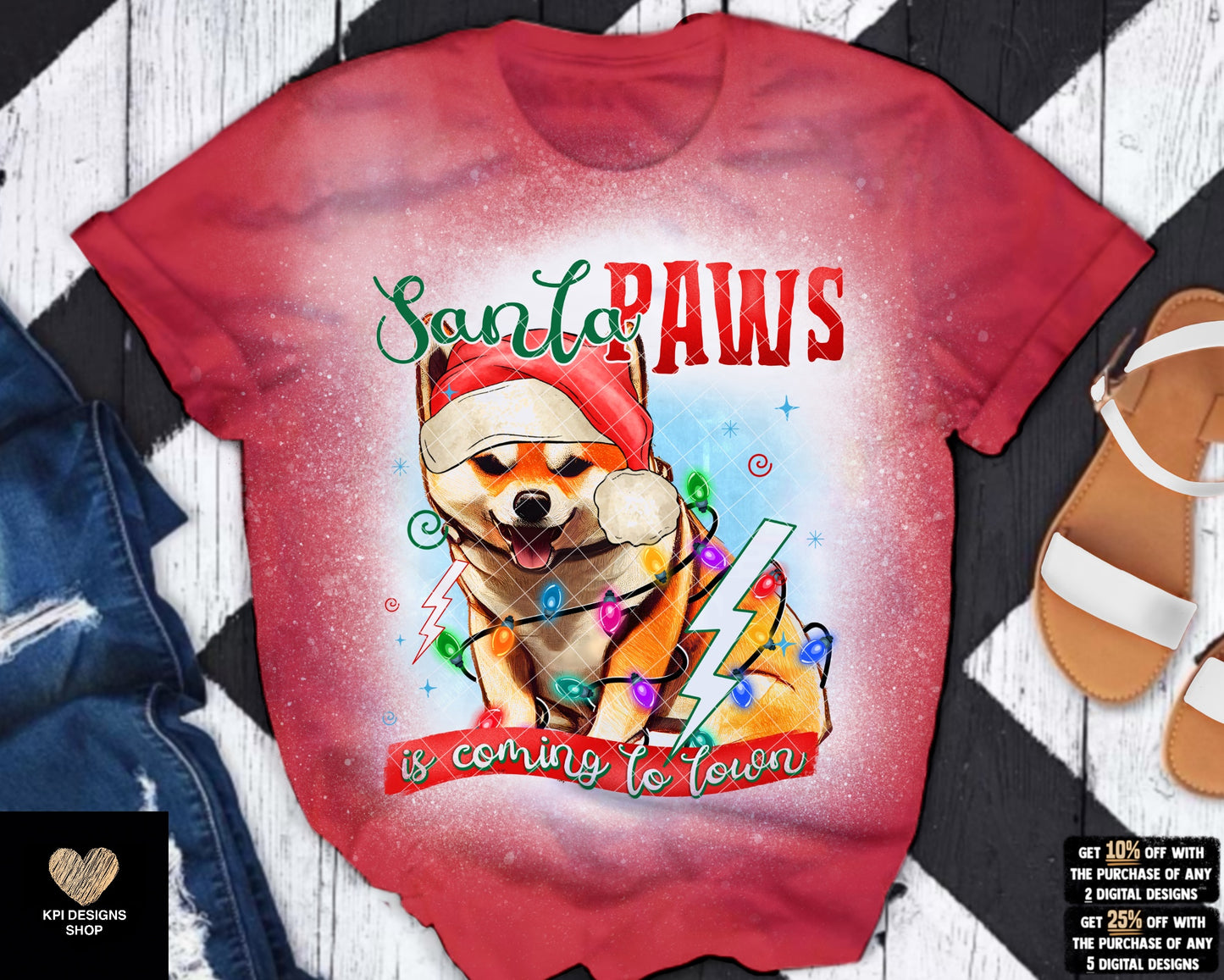 BUNDLE: Santa Paws is Coming to Town (34-pack) - Sept2023 - PNG - Digital Design