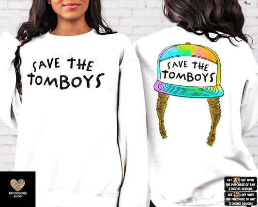 BUNDLE: Save the Tomboys (25-pack) - May2023 - PNG - Digital Design