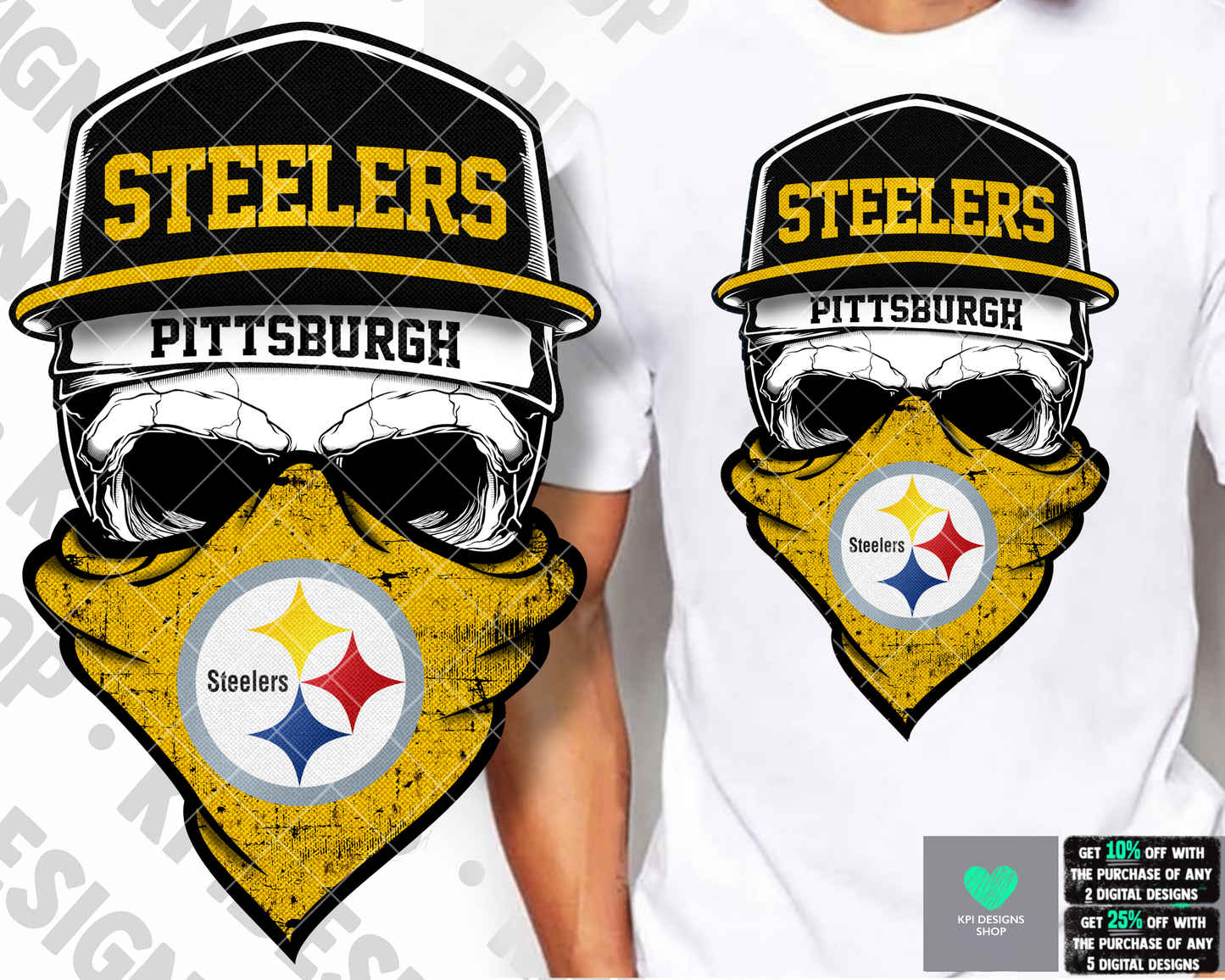 Steelers Skull May2022 (Personal Use Recommended)