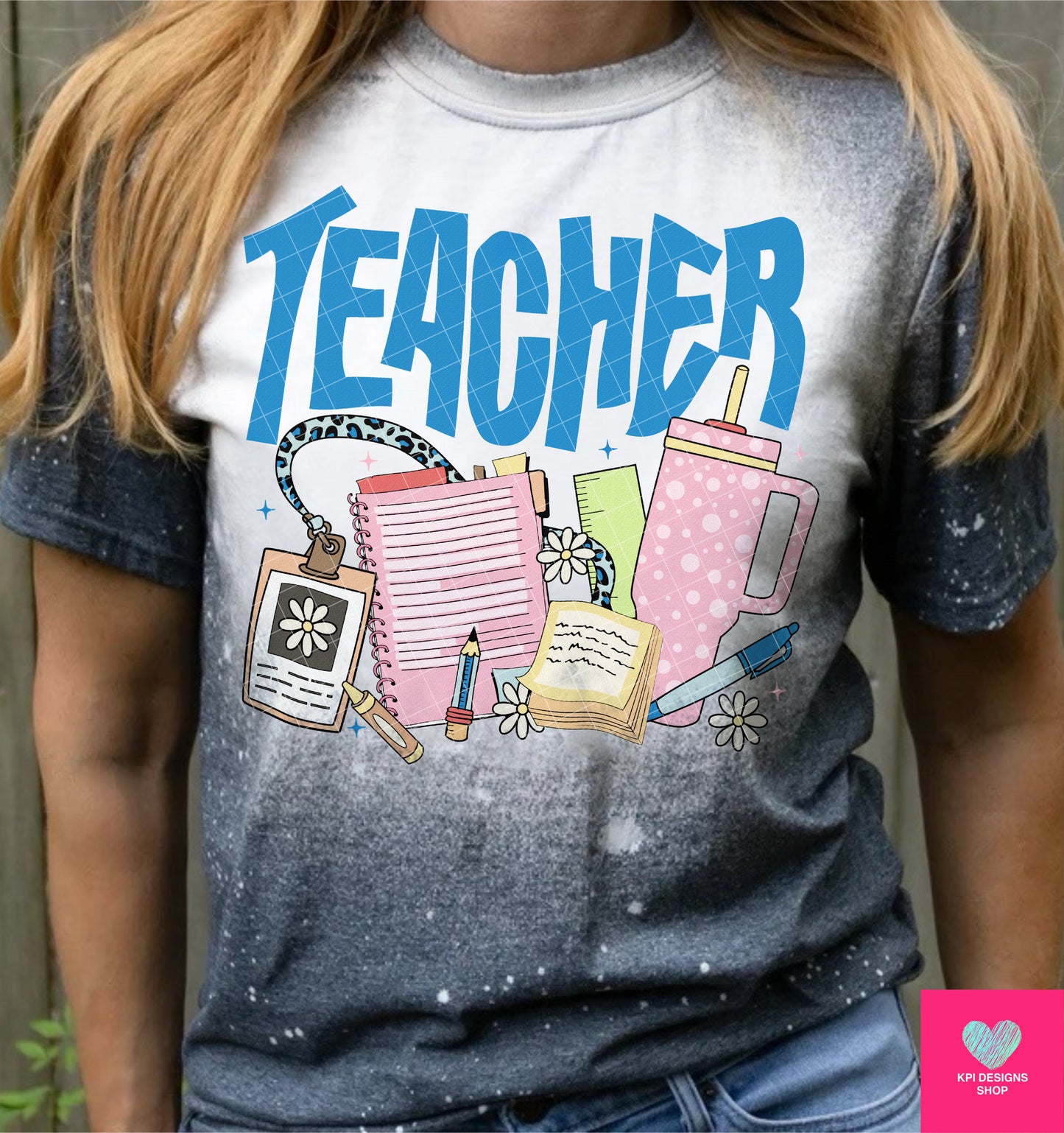 Teacher Things (4-pack) - July2024 - PNG - Digital Design