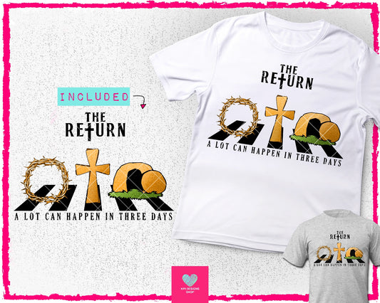 The Return - Jesus - Feb2024 - PNG - Digital Design