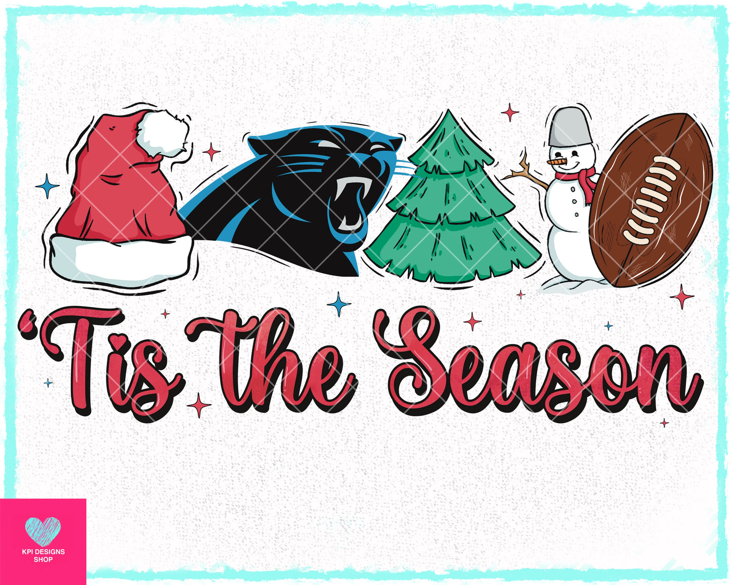 Tis The Season - Panthers - Oct2023 - PNG - Digital Design (Personal Use Recommended)