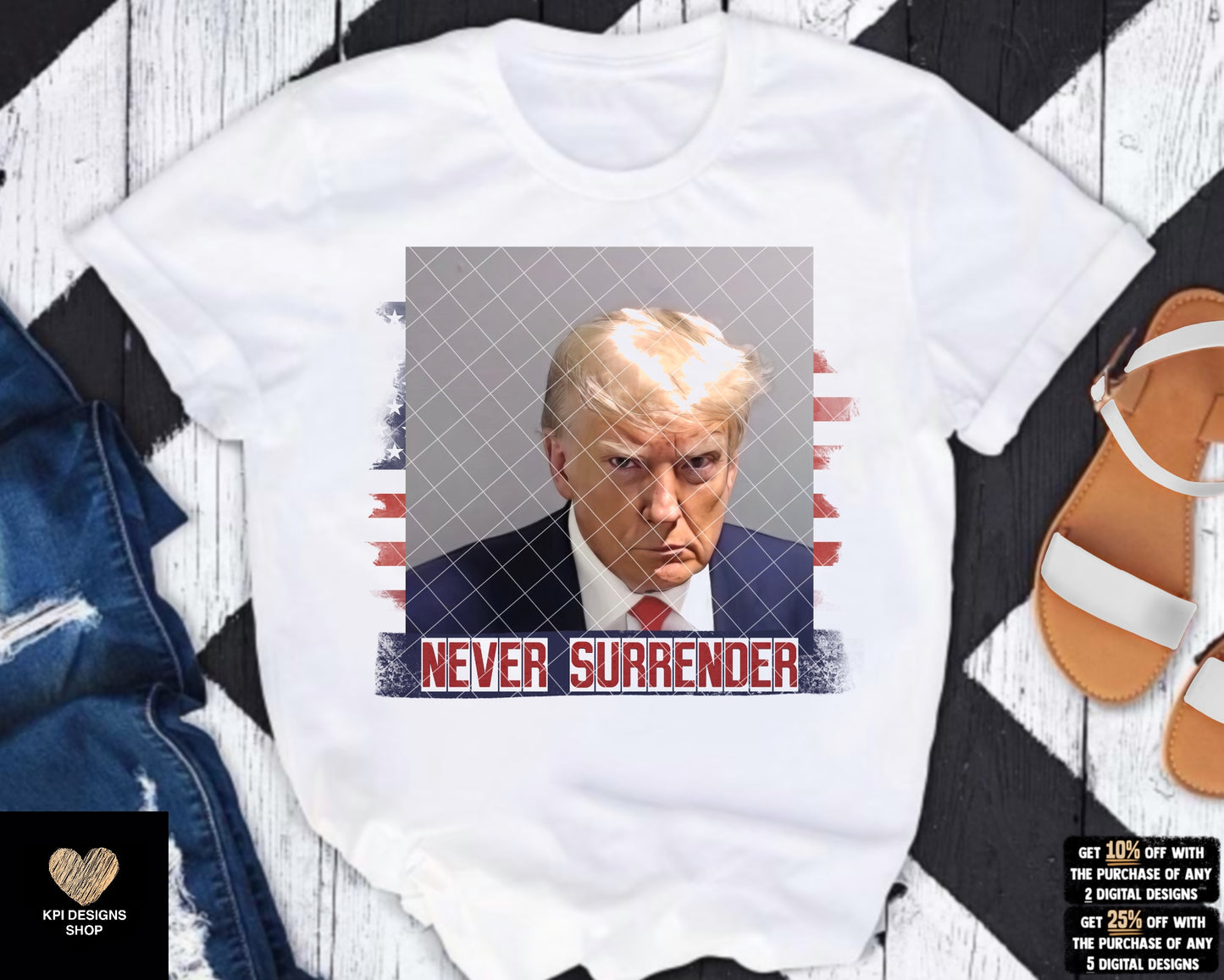 BUNDLE: Trump Mugshot - 14 Files - Aug2023 - PNG - Digital Design