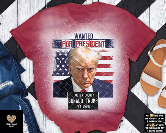 BUNDLE: Trump Mugshot - 14 Files - Aug2023 - PNG - Digital Design