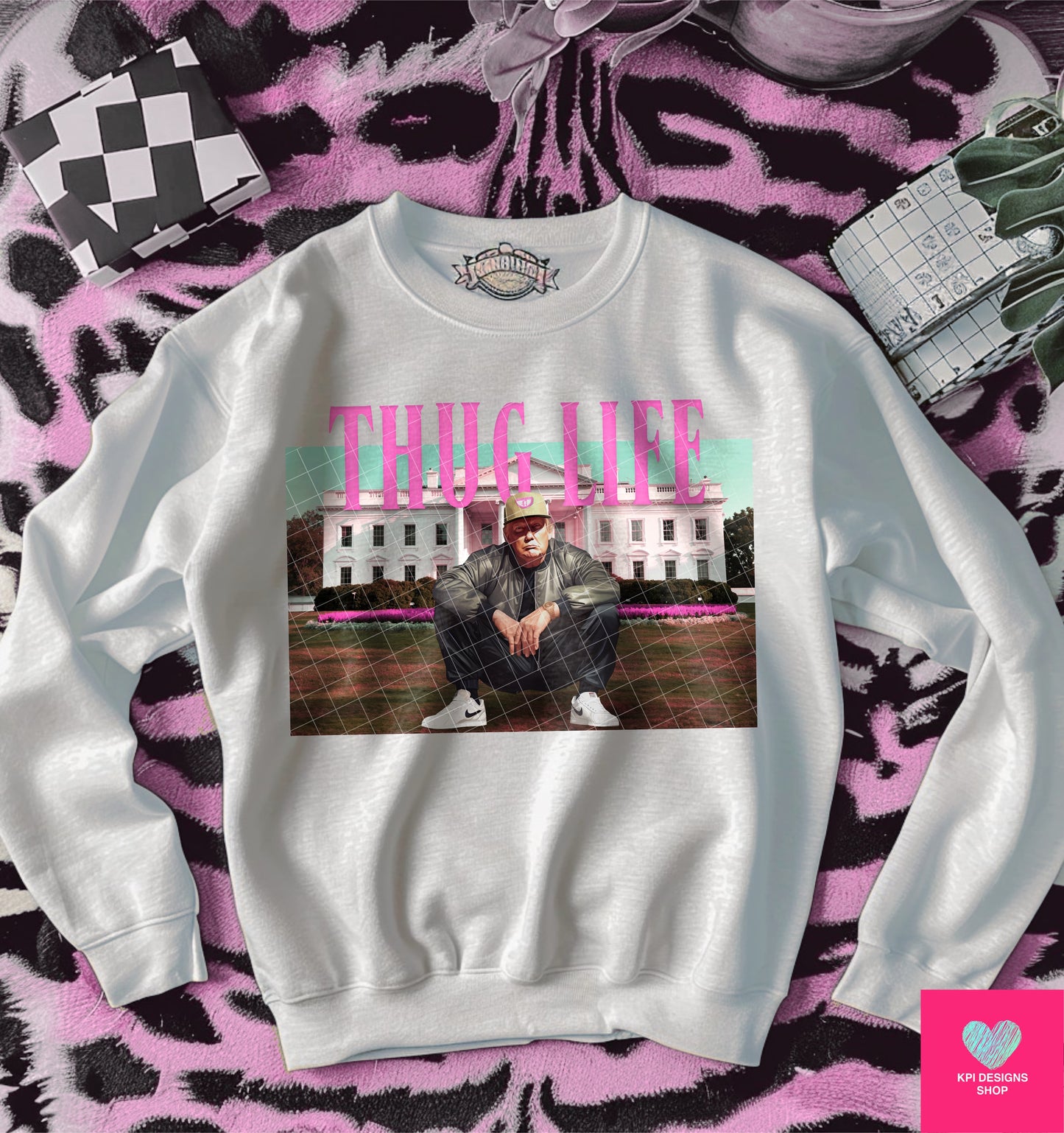 Trump Thug Life (3-pack) - Apr2024 - PNG - Digital Design