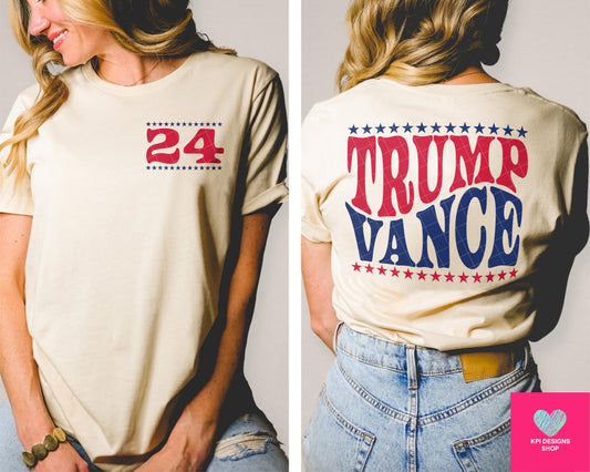 BUNDLE: Trump Vance 2024 - 10 Files - July2024 - PNG - Digital Design