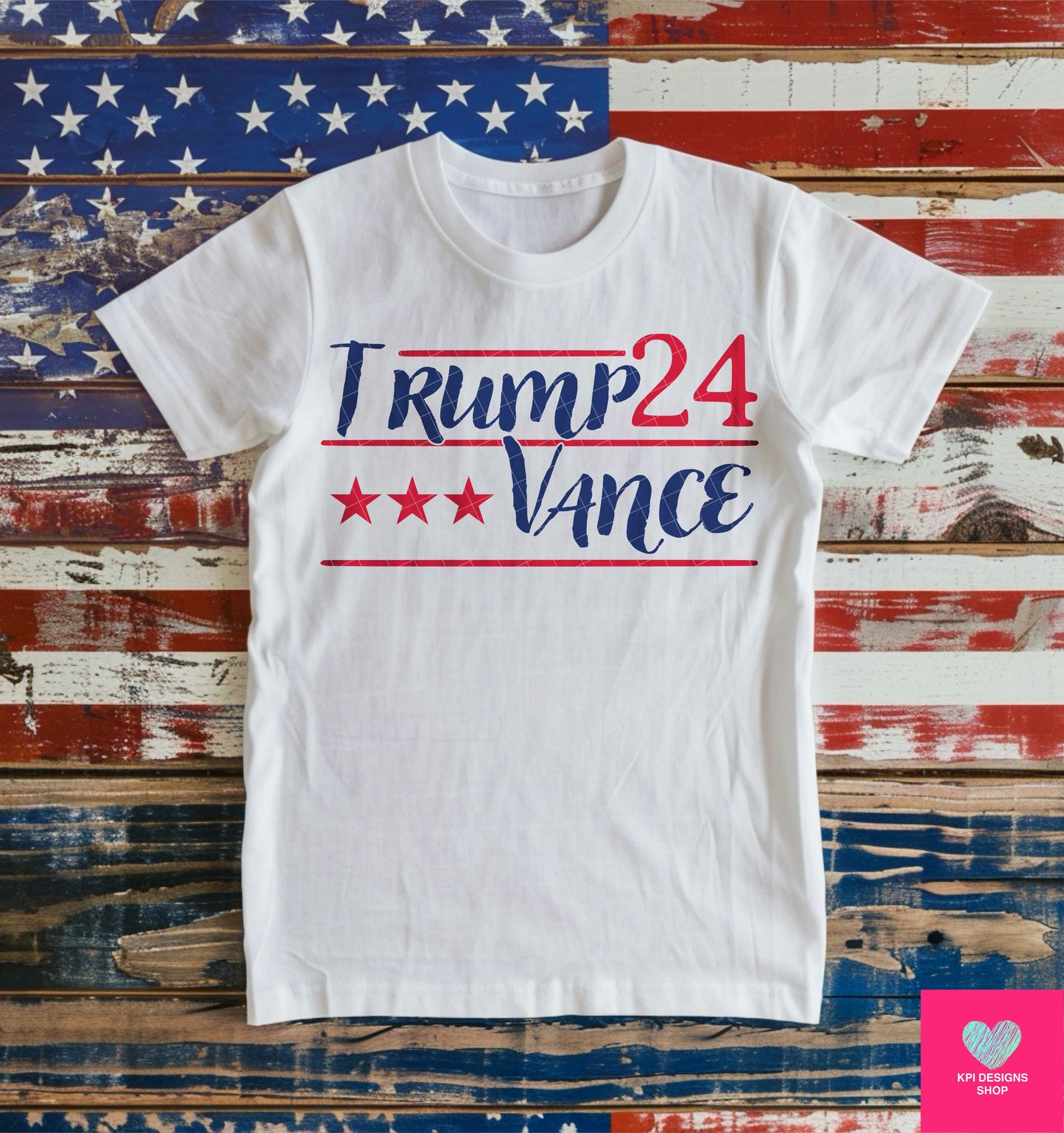 BUNDLE: Trump Vance 2024 - 10 Files - July2024 - PNG - Digital Design