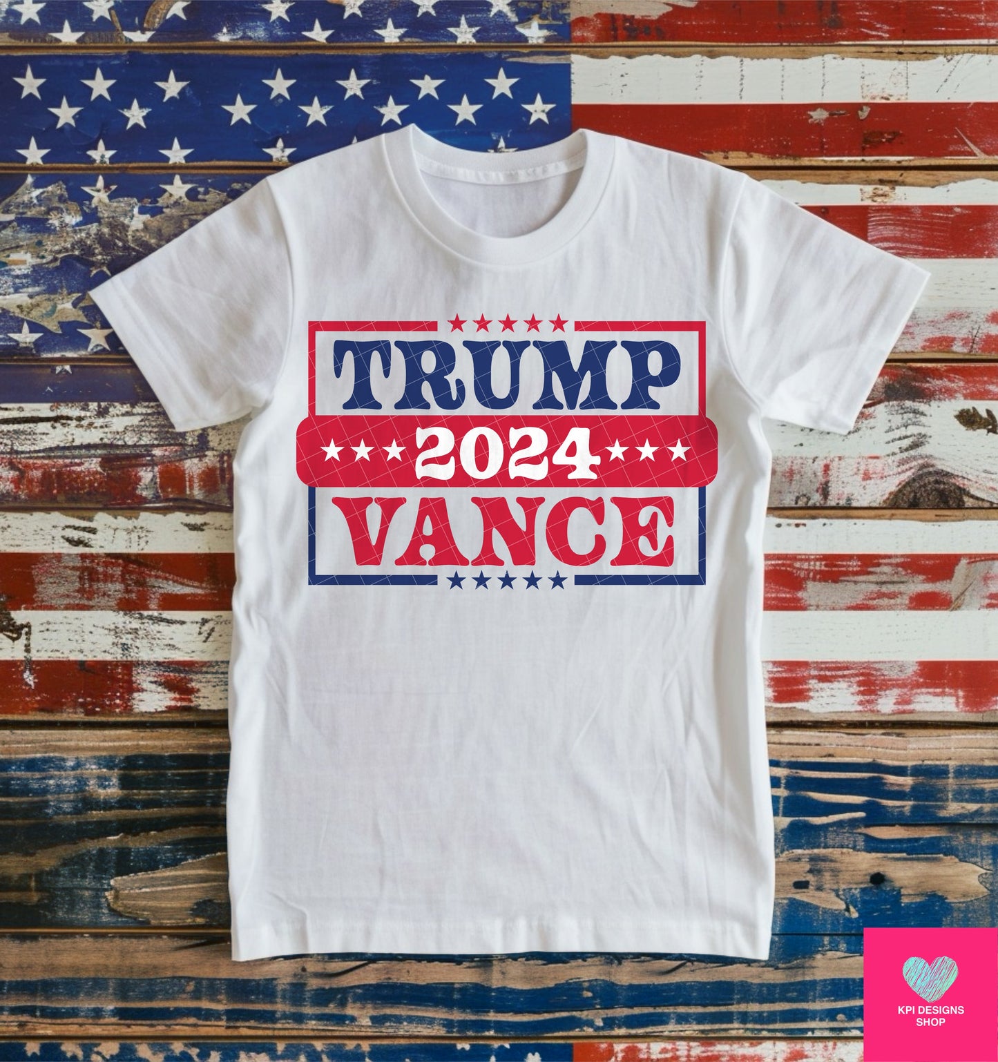 BUNDLE: Trump Vance 2024 - 10 Files - July2024 - PNG - Digital Design