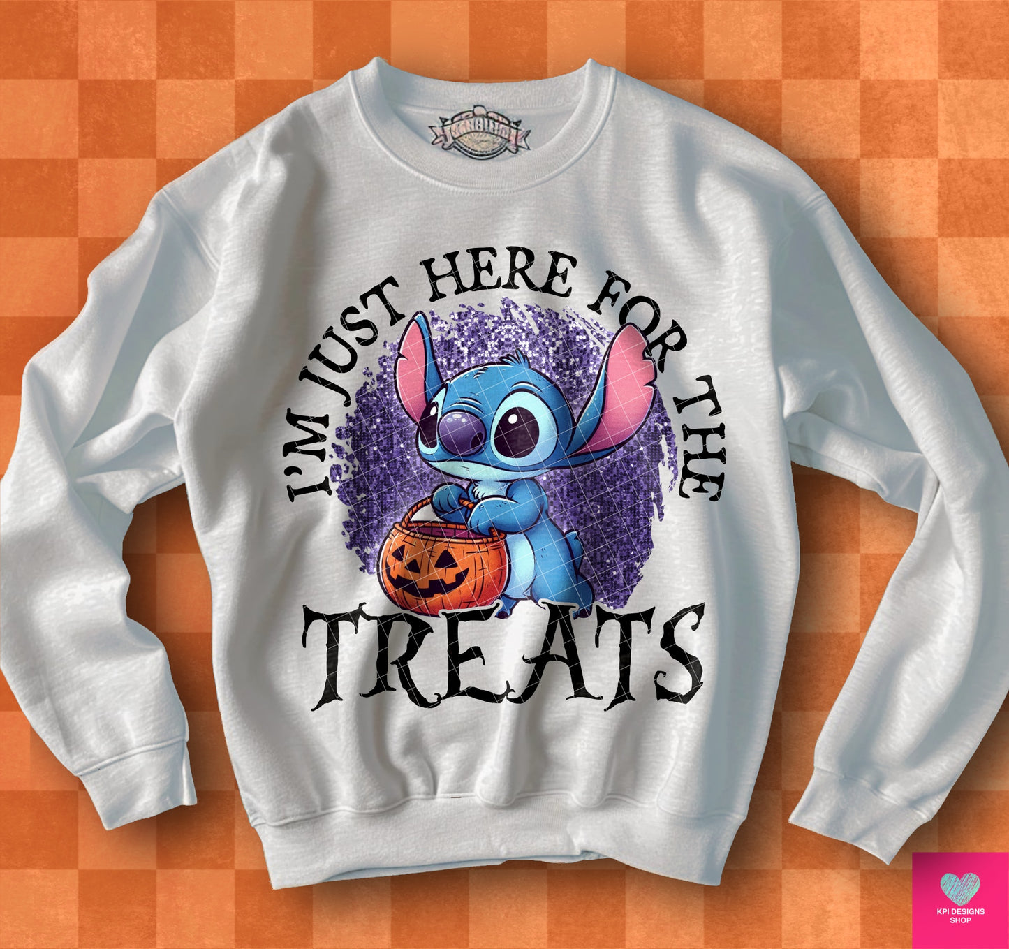 I'm Just Here for the Treats - Aug2024 - PNG - Digital Design (Personal Use Recommended)