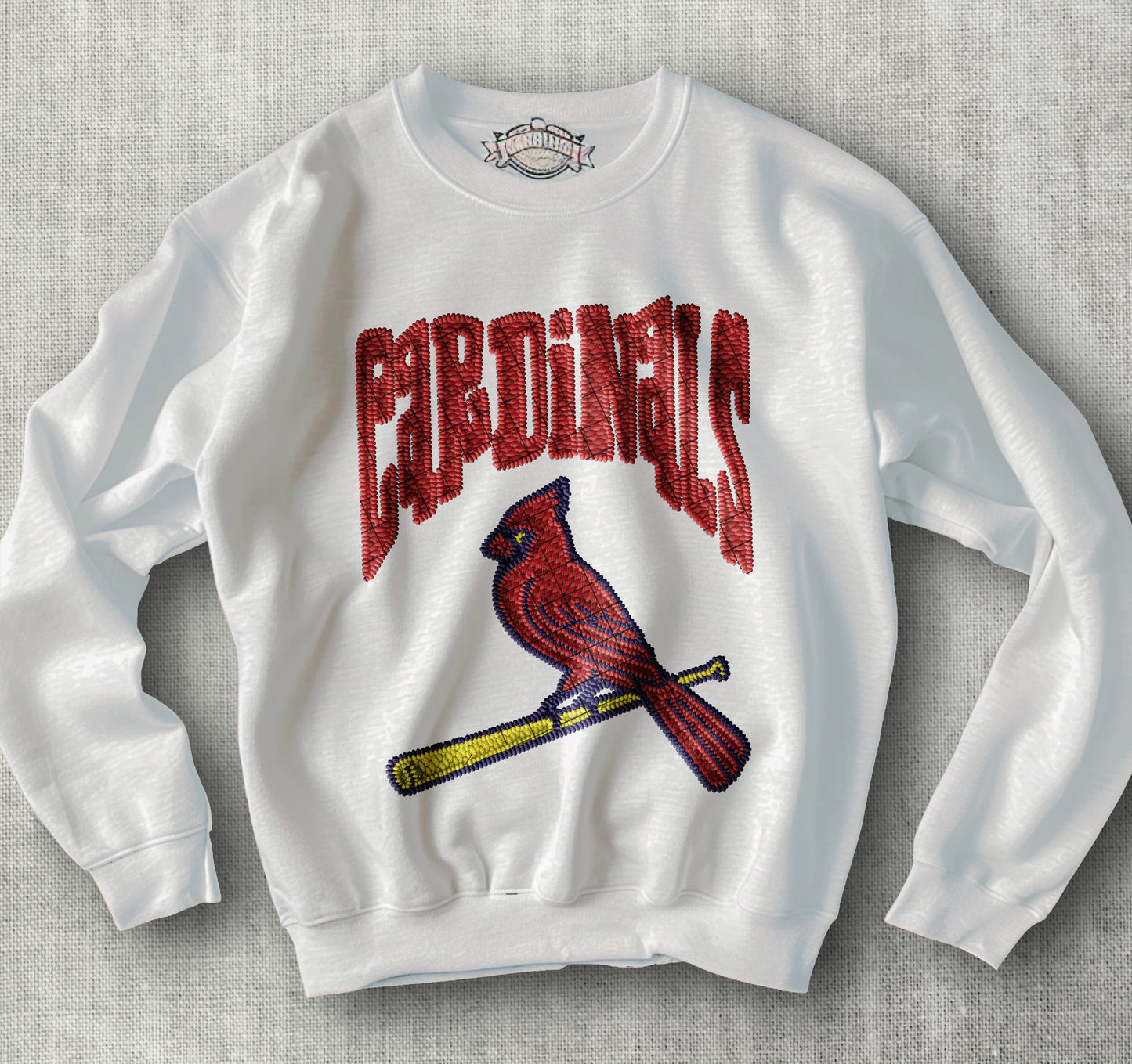 Cardinals Embroidery - April2025 - PNG - Digital Design (Personal Use Recommended)