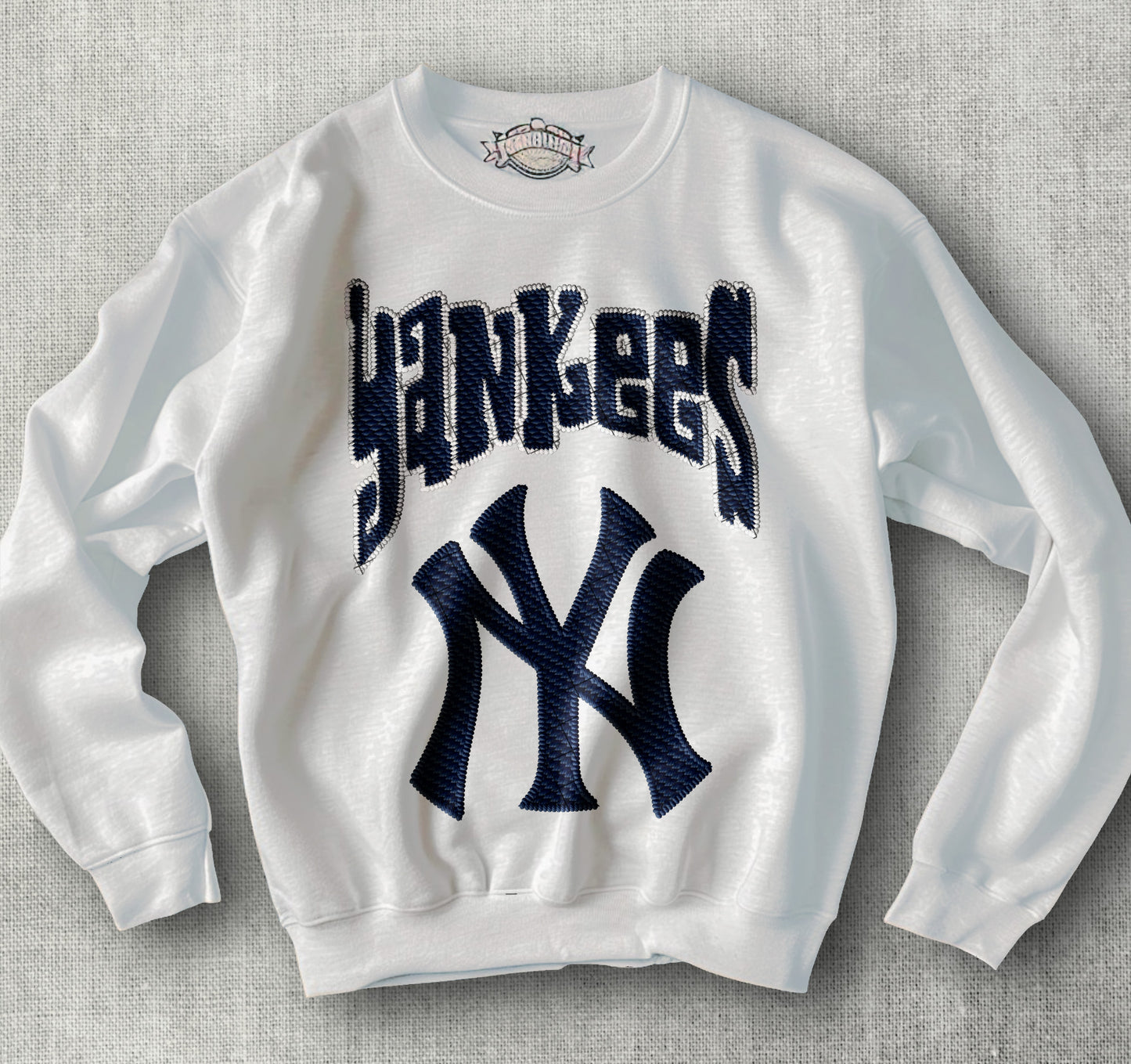 Yankees Embroidery - April2025 - PNG - Digital Design (Personal Use Recommended)