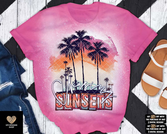 Chasing Sunsets (2-pack) - May2023 - PNG - Digital Design
