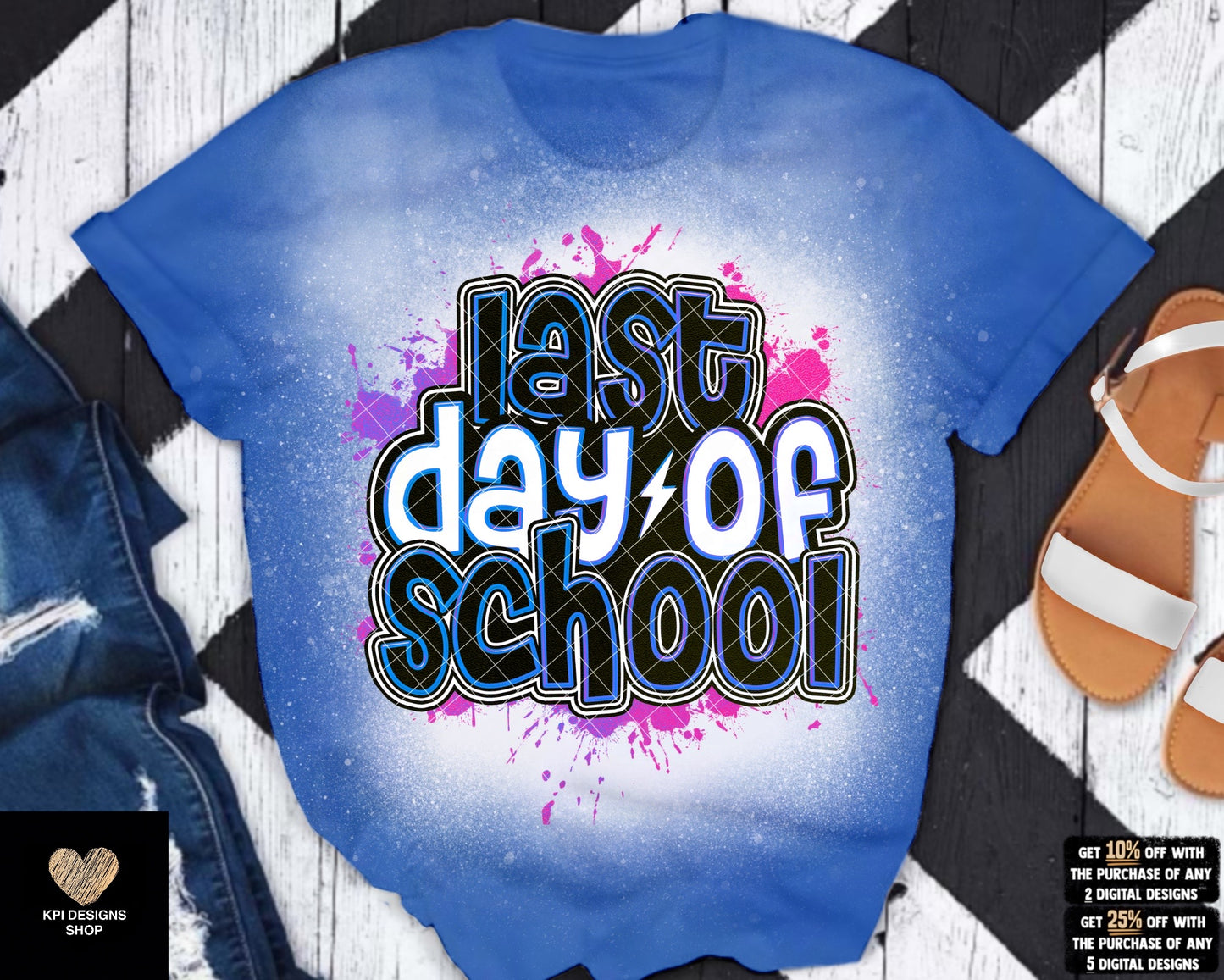 Last Day of School (5-pack) - May2023 - PNG - Digital Design