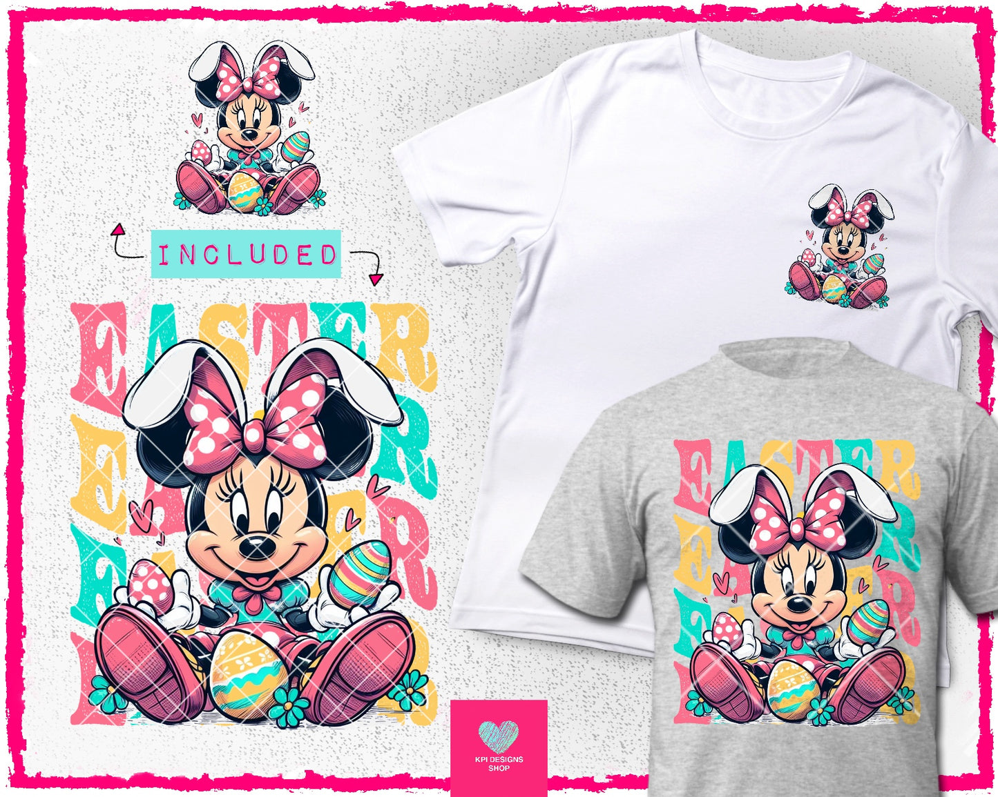 Min Easter + Matching Pocket - Mar2024 - PNG - Digital Design (Personal Use Recommended)